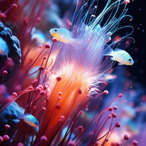 Marine life Fish (velvet cloth) AB diamond full round/square diamond painting (Aspect ratio 2:3)